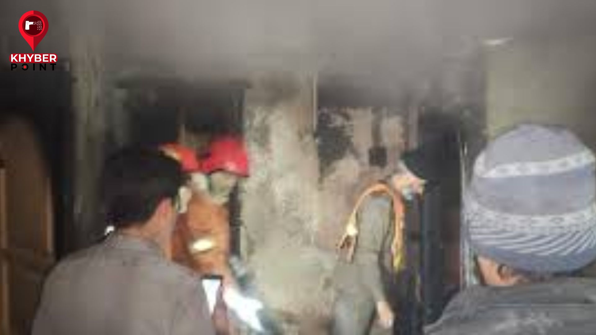 Fire Erupts in Peshawar Shop Rescue Teams Douse Flames