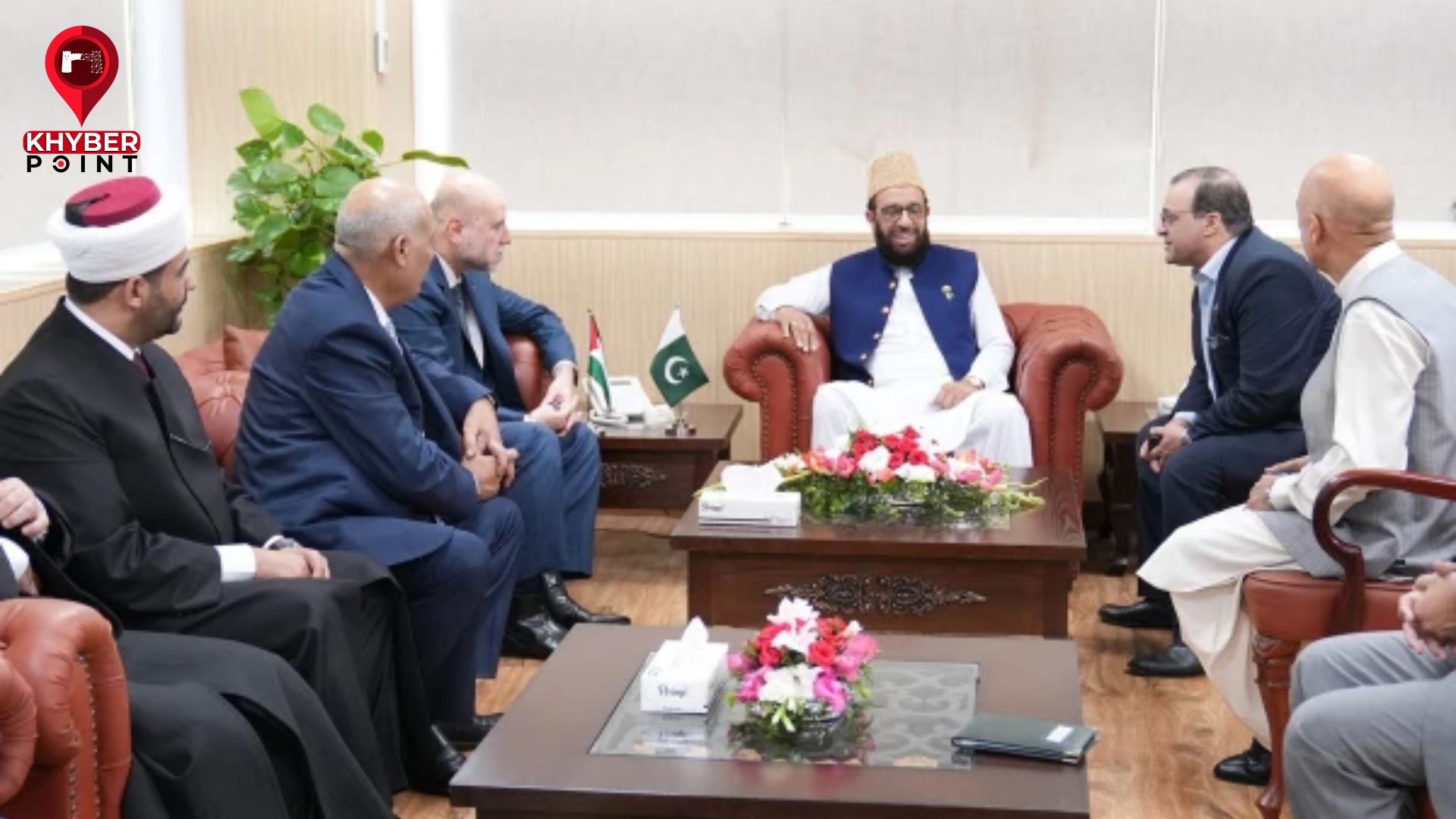 Palestinian Chief Justice Al Aqsa Imam Visit Pakistan